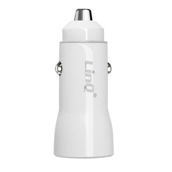 Laddare Bil - LinQ - 36W - USB C - USB 3.0 - Snabbladdning