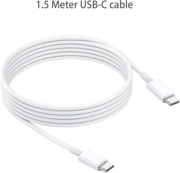 Lader - SQUARE DIFFUSION - 20W - Hurtig opladning - USB C - Kabel 1,5M