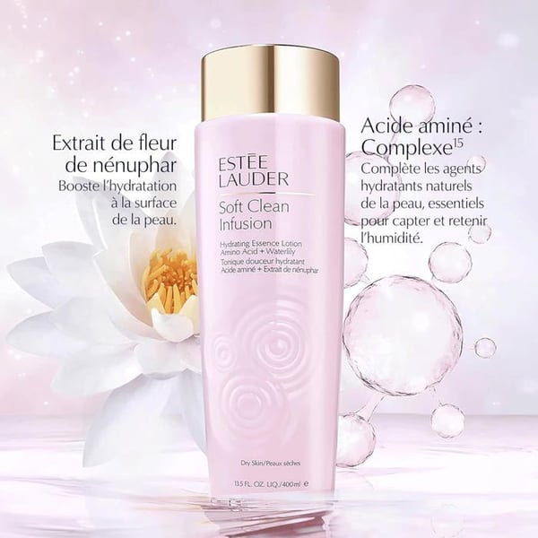 Ansigtslotion - Estée Lauder Soft Clean Infusion PRHC01000 - Hydrering - 400 ml - Kvinde
