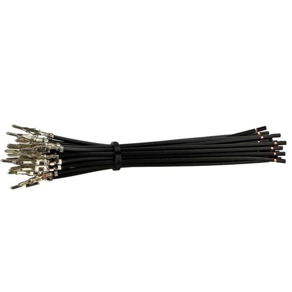 Borne Molex Mini Fit(m) hona kontakt kabel 10cm svart