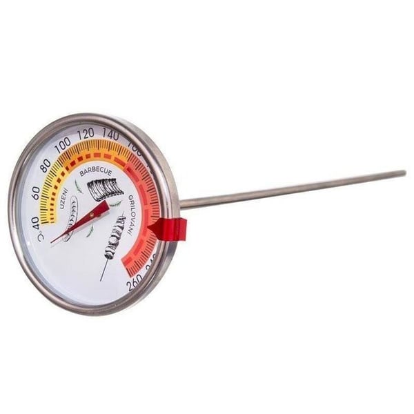 Röktermometer - ORION - Sonde 33 cm - Rostfritt stål - Temperatur +40°C till +260°C - Lätt att installera