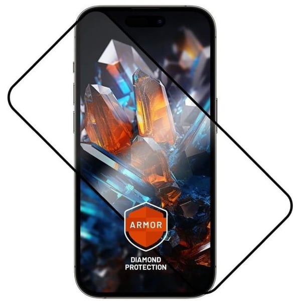 FIXED Armor med AR-lag og anti-støv applikator til Apple iPhone 16 Pro sort