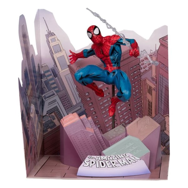 McFarlane Toys - Marvel Kollektion - Statuett 1/10 Spider-Man (The Amazing Spiderman 1) 17 cm