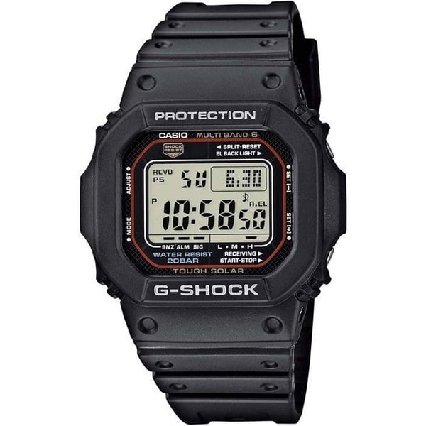 Klocka - CASIO - G-Shock The Origin - Solfunktion - Stöttålig - Herrsvart