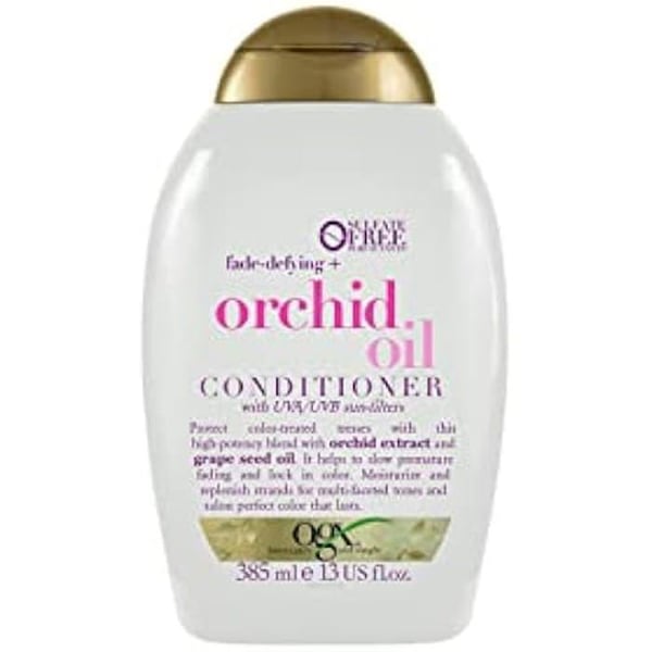 Revitaliserande - OGX - Orkidolja - 385 ml - UV-skydd - Vegansk - Färgat hår