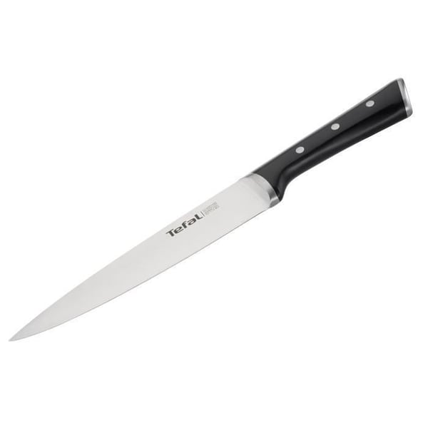 Kökskniv - TEFAL - K2320714 - 19,8 cm - Rostfritt stål - Svart