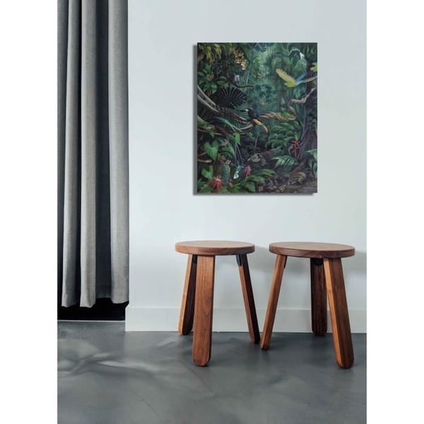 Målning, Canvastryck - Djungel - 40x50cm