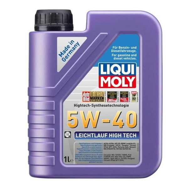 Degrippant - Smörjmedel Liqui Moly Motorolja Leichtlauf High Tech 5w-40 1l