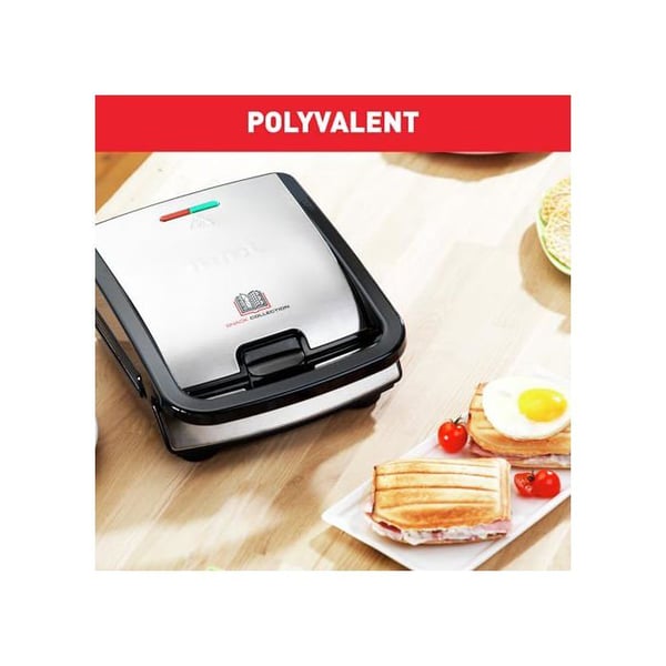 Våffeljärn - TEFAL - sw854d16 - Non-stick beläggning - Smörgåsfunktion - 850 Watt