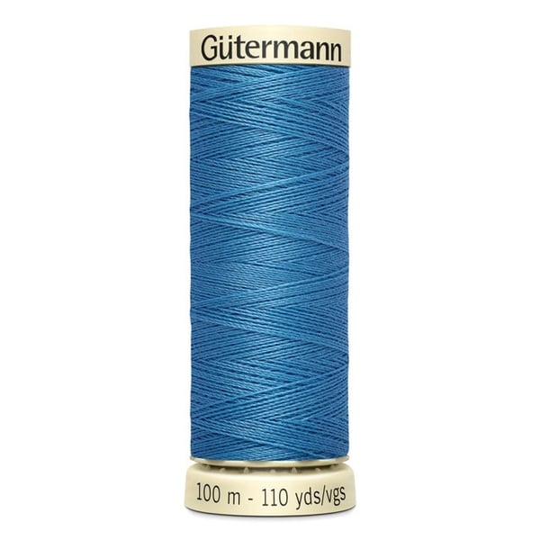 Tråd 100% polyester Gutermann 1 Spole - Att 965 - blekt denim