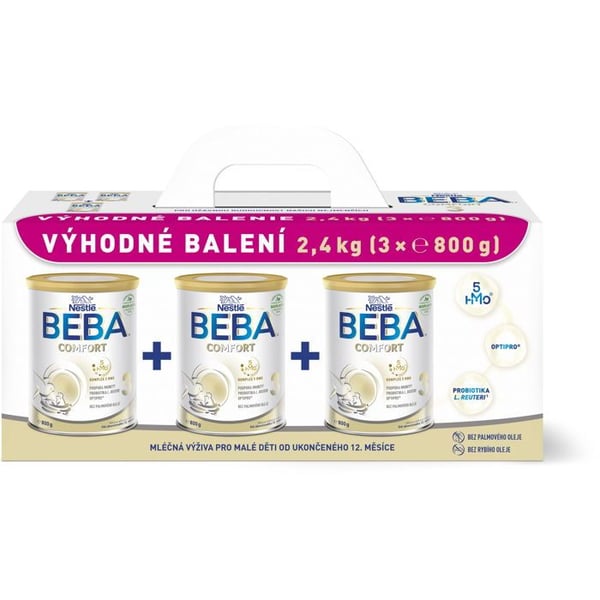 BEBA COMFORT 3, 5 HMO (3 × 800 g)