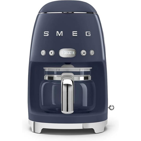 Filterkaffemaskin - SMEG - DCF02NBEU - Glaskanna 12 koppar - Aromfunktion - Autostart