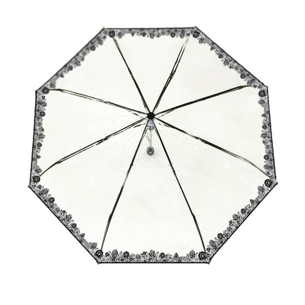Smati - Transparent vikbar paraply med spets