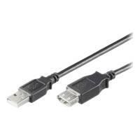USB-kabelförlängning - Microconnect - USB 2.0 - 30 cm - Svart