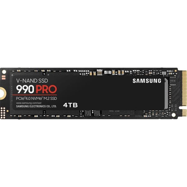 SAMSUNG - 990 PRO - Intern SSD - 4 To - NVMe M.2 PCIe 4.0x4 - Läshastighet upp till 7 450 Mo/s