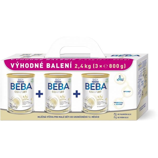 BEBA COMFORT 3, 5 HMO (3 × 800 g)