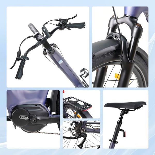 TTGO Z5 Elcykel för Vuxna Motor 250W Däck CST 27.5*2.4, Batteri 36V 18Ah Elcykel