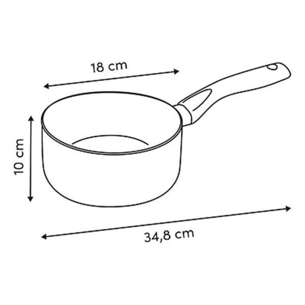 Gratängform induktion "Néo" aluminium diameter 18 cm