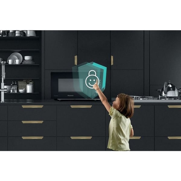 Hisense Mikrovågsugn med grill 20l 700w svart - H20MOBSD1HG