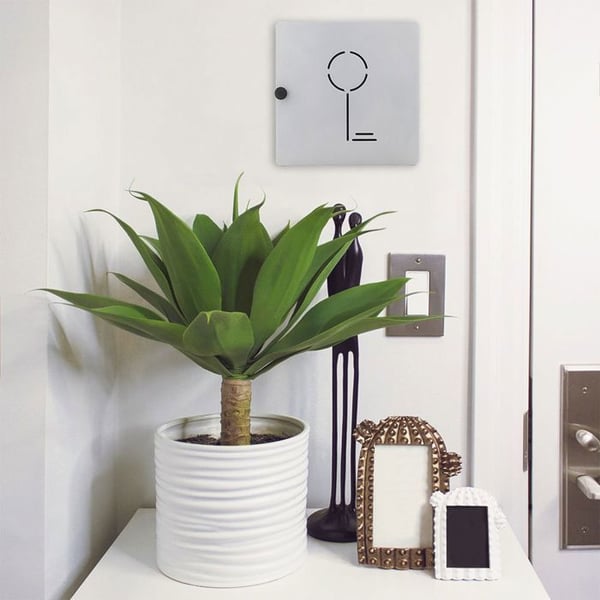 Nøgleboks - ROTTNER SECURITY - Key Collect 10 - 10 kroge - Magnetlås - Grå