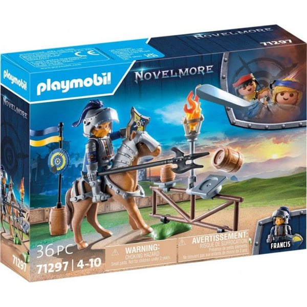 Figur Miniatyr - PLAYMOBIL - Francis Forthwind - Riddare Novelmore - 36 Tillbehör - Flerfärgad