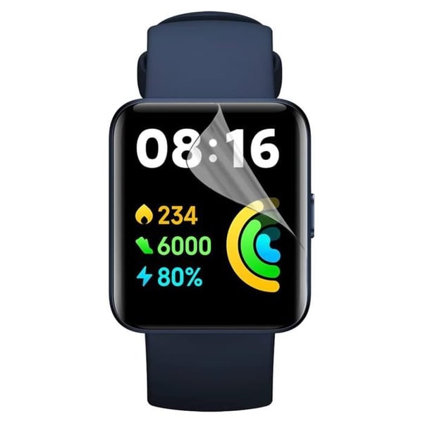 Skydd av skärm för Xiaomi Redmi Watch 2 Lite [Pack 6] Ultra Tunn Plastskydd Film Motståndskraftig Phonillico