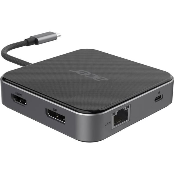 Dockning USB4-dockning - Acer - 7in1 - 8K - Power Delivery 100W - 19g - 2x USB-A ...