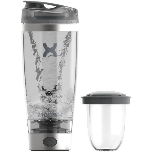 Agitator - PROMIXX - Pro uppladdningsbar - Rostfritt stål - 600 ml - Klickbart elektroniskt