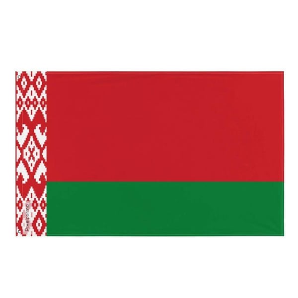 Belarus flag – 60 x 90 cm – Hållbar Polyester – 2 Metal Öljett – Inomhus / Utomhus – Pixelforma