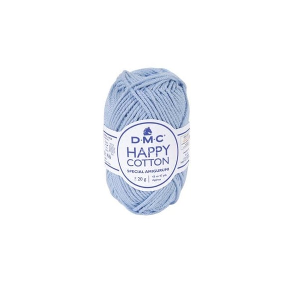 DMC - Natura Happy Cotton 3mm 20g Amigurumi och Virkning Col. 751 blå