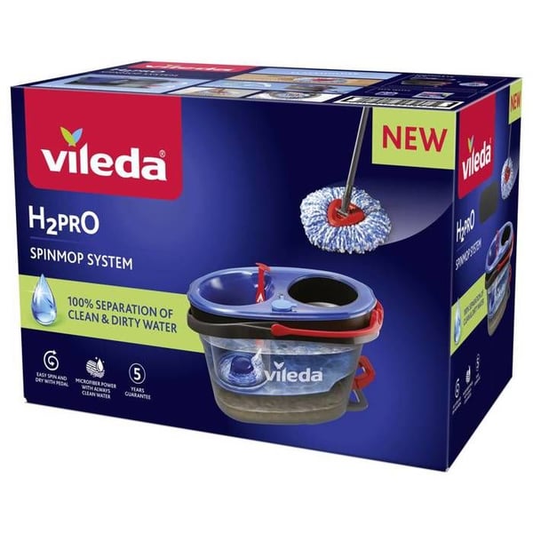 Vileda 178333 H2PRO Spin Mop Gulvmoppe 1 stk.