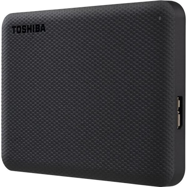 Extern hårddisk - TOSHIBA - Canvio Advance - 1 TB - Svart