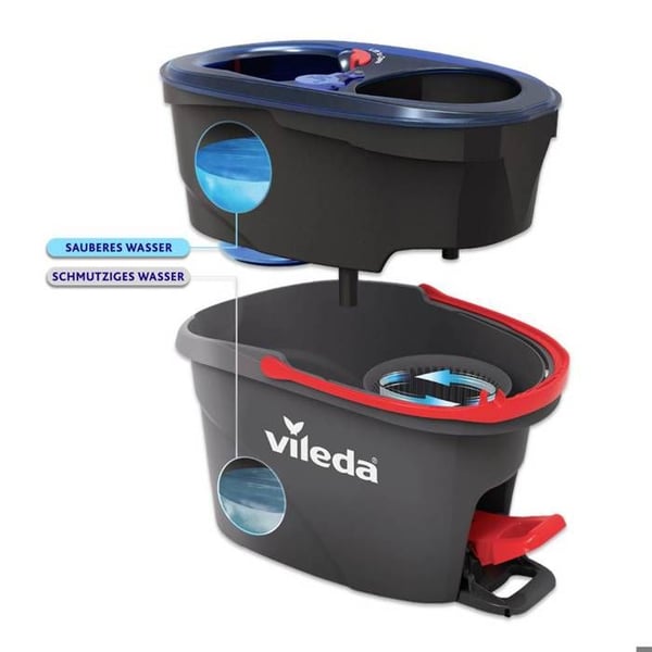 Vileda 178333 H2PRO Spin Mop Gulvmoppe 1 stk.