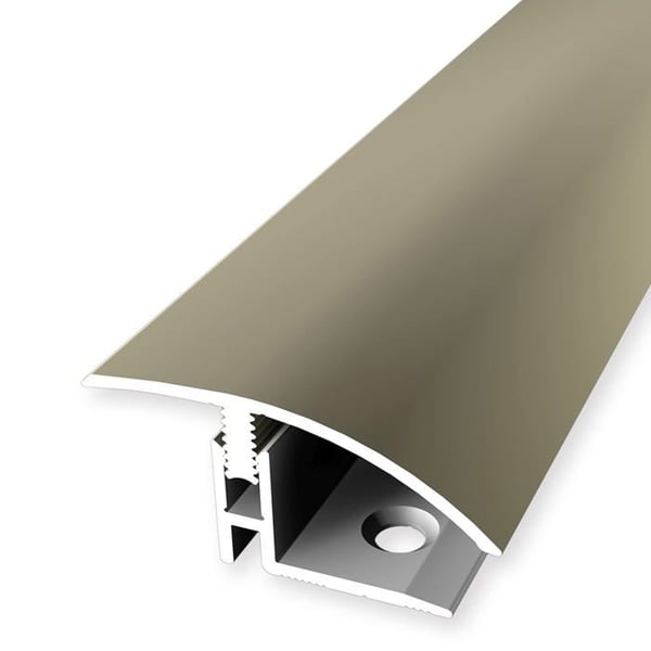 PROVISTON Üovergångsprofil Parkettkompensation l 39 mm Kompensation av H 12 - 17 mm L 2700 mm Aluminiumprofil Sand...
