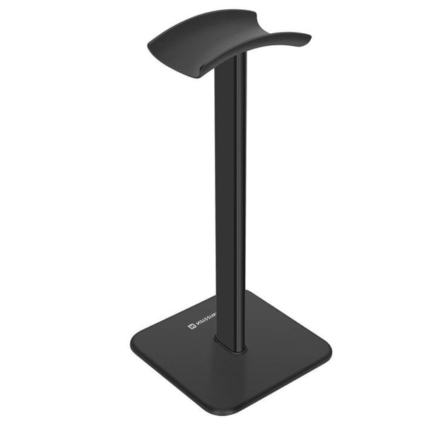 Stöd för Hörlurar - SWISSTEN - Minimalistisk Design - Svart Färg - Kontorsanvändning - Stabil Struktur