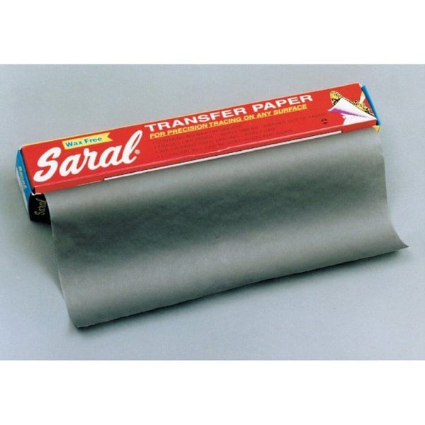 OZ International - Saral transferpapper 12 ark 45 x 61 cm Grå