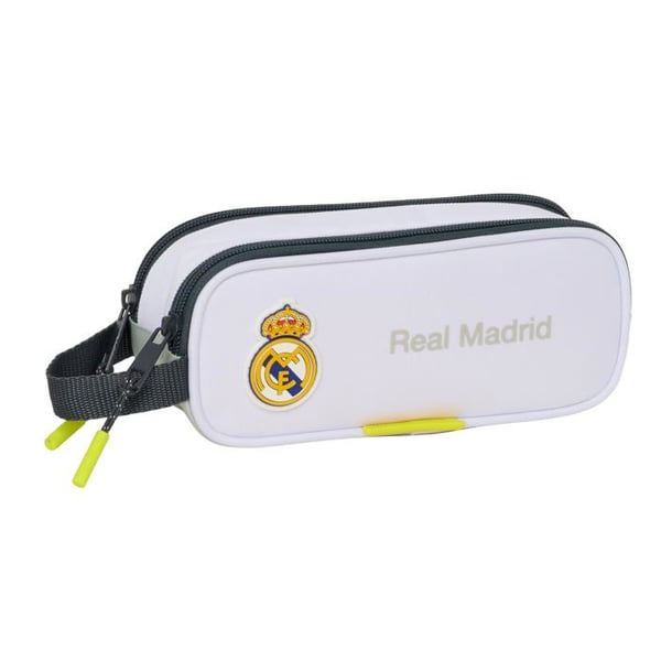 Trousse Double - safta - Real Madrid UTRUSTNING 25/26 - Vit - Polyester - 21x6x8 cm