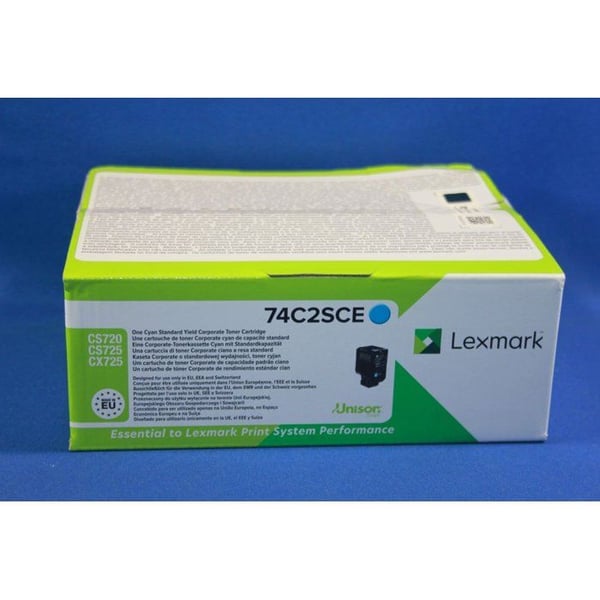 Lexmark tonerkassett - Cyan - Laser - Standardkapacitet - 7000 sidor