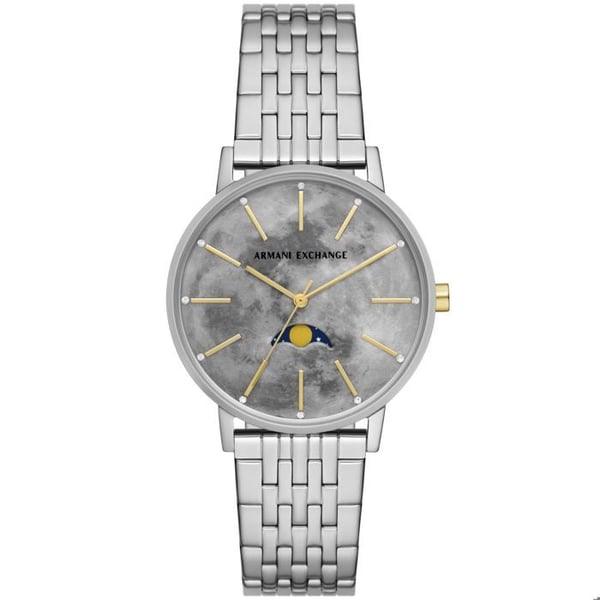 Armani Exchange Watch - Dam - AX5585 - Silver - Grå - Quartz - 5 Atm
