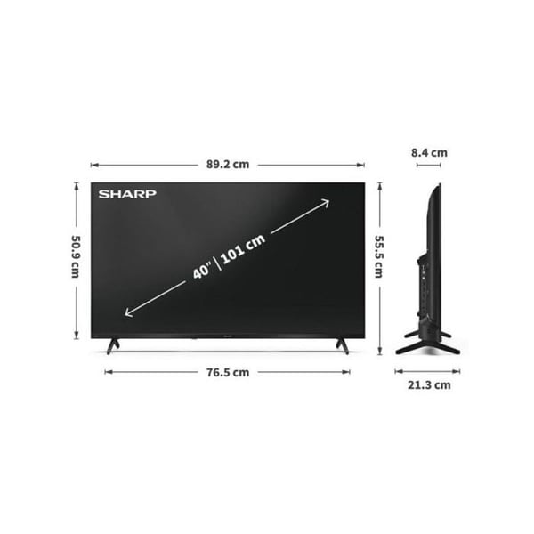 Sharp QLED 40HF3265E 40" Full HD Smart TV Google TV HDR