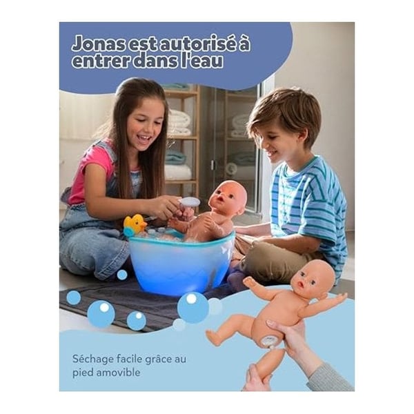 Docka - BABY BORN - Jonas - 10 Funktioner - 43 cm - Utan Batterier