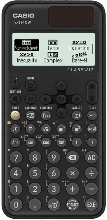 Vetenskaplig Kalkylator - Casio - FX-991CW-W-ET-V - 540 Funktioner - LCD-skärm med Hög Upplösning - Alkaliskt Batteri