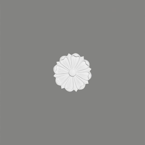 Mardom Rosace Dôme de plafond B3021 Profoam 160 x 16 x 160 mm Vit Rosace de plafond rund