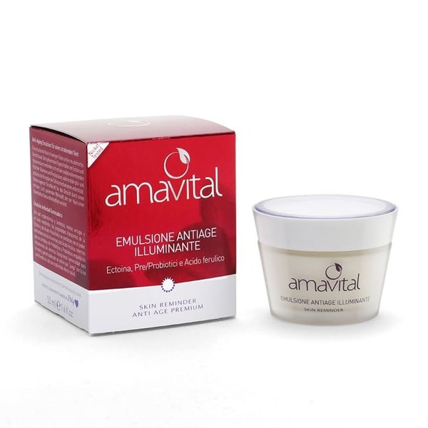 Anti-aging upplysande emulsion Amavital 50 ml - Ansiktskräm Skin Reminder