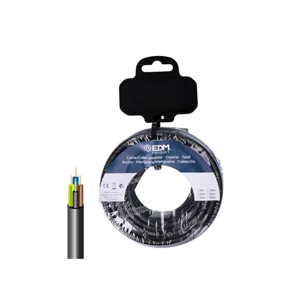 Rör Tubulärt Vv-k06/1kv 4 G 1,50 Mm² Svart 5 M