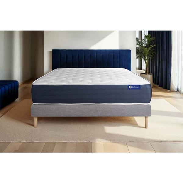Sängset Madrass Sängbotten 140x190 cm - Grå Sängbotten (i kit) - Actiflex Sleep