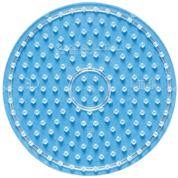 Hama - Transparent platta rund för stora pärlor Ø10 mm (MAXI)