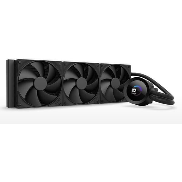 Vattenkylning - NZXT - RL-KN360-B2 - Kraken Plus 360 - Anpassningsbar LCD-skärm 1.54" - Svart