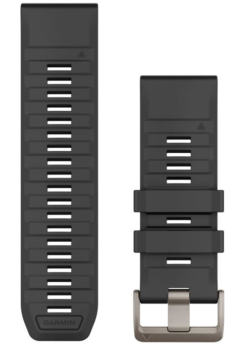 Klockarmband - GARMIN - 010-13393-07 - Silikon - Antracit - Unisex