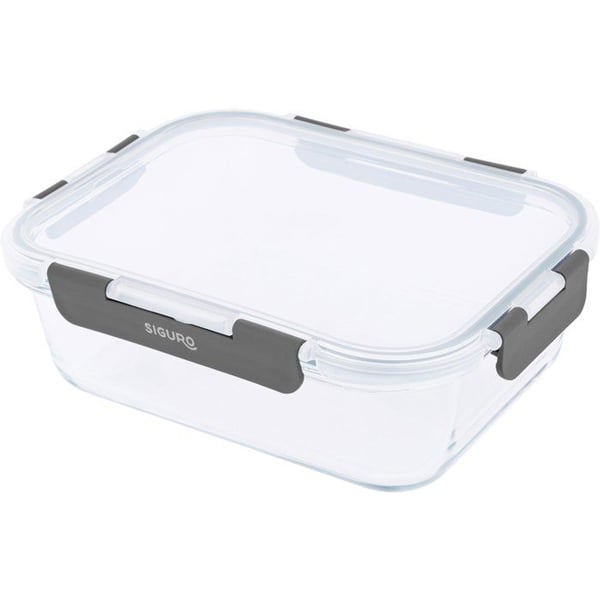 Siguro Matlåda Glas Försegling 1,5 l, 7,5 x 23,5 x 18 cm